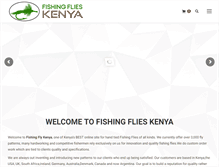 Tablet Screenshot of fishingflieskenya.com